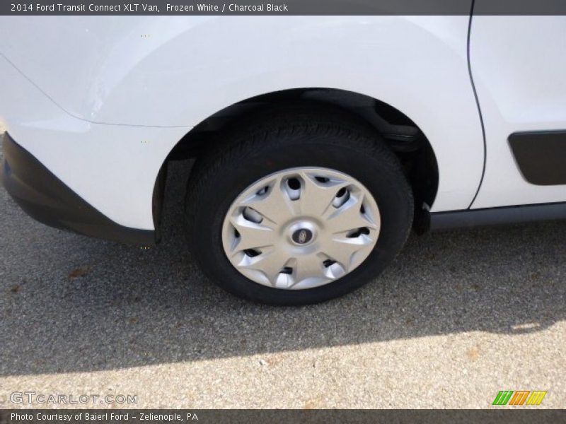 Frozen White / Charcoal Black 2014 Ford Transit Connect XLT Van