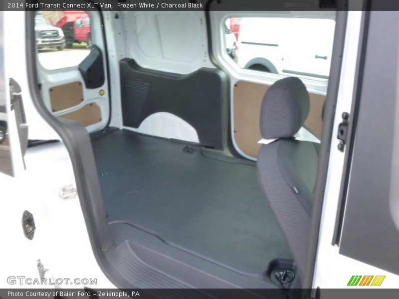 Frozen White / Charcoal Black 2014 Ford Transit Connect XLT Van