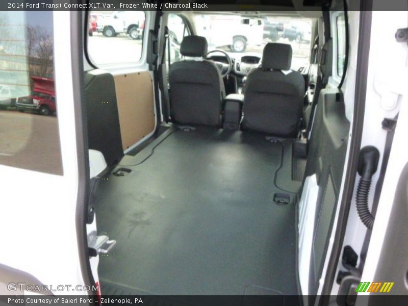 Frozen White / Charcoal Black 2014 Ford Transit Connect XLT Van