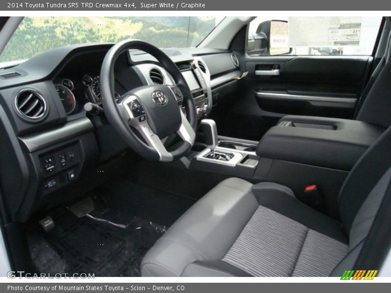Super White / Graphite 2014 Toyota Tundra SR5 TRD Crewmax 4x4