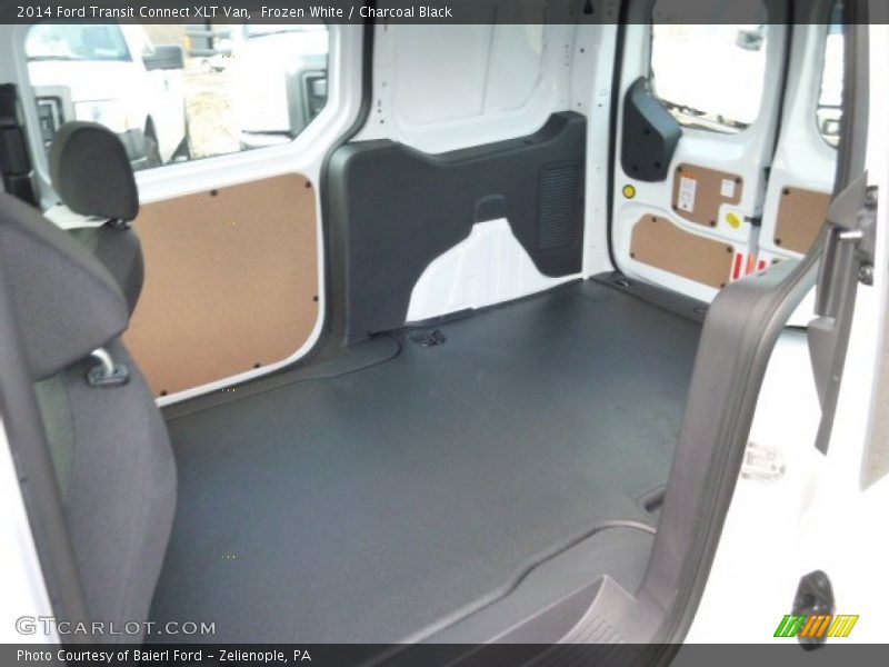Frozen White / Charcoal Black 2014 Ford Transit Connect XLT Van