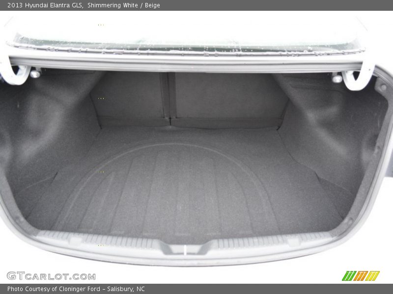 Shimmering White / Beige 2013 Hyundai Elantra GLS