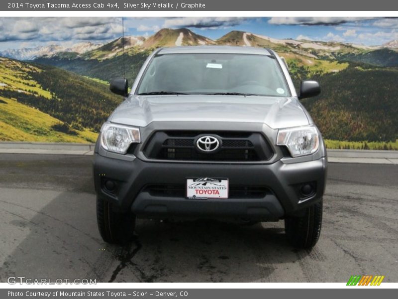 Silver Sky Metallic / Graphite 2014 Toyota Tacoma Access Cab 4x4