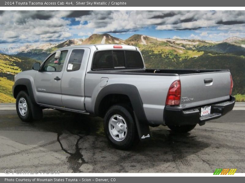 Silver Sky Metallic / Graphite 2014 Toyota Tacoma Access Cab 4x4