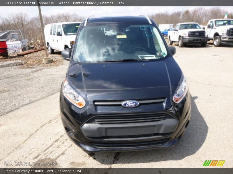 Panther Black / Charcoal Black 2014 Ford Transit Connect XLT Wagon