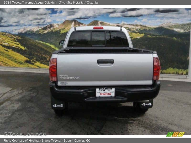 Silver Sky Metallic / Graphite 2014 Toyota Tacoma Access Cab 4x4