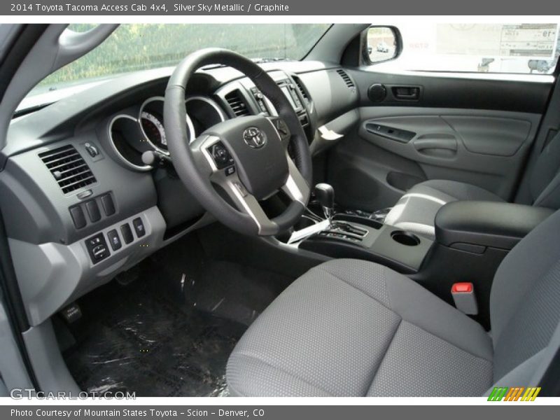 Silver Sky Metallic / Graphite 2014 Toyota Tacoma Access Cab 4x4