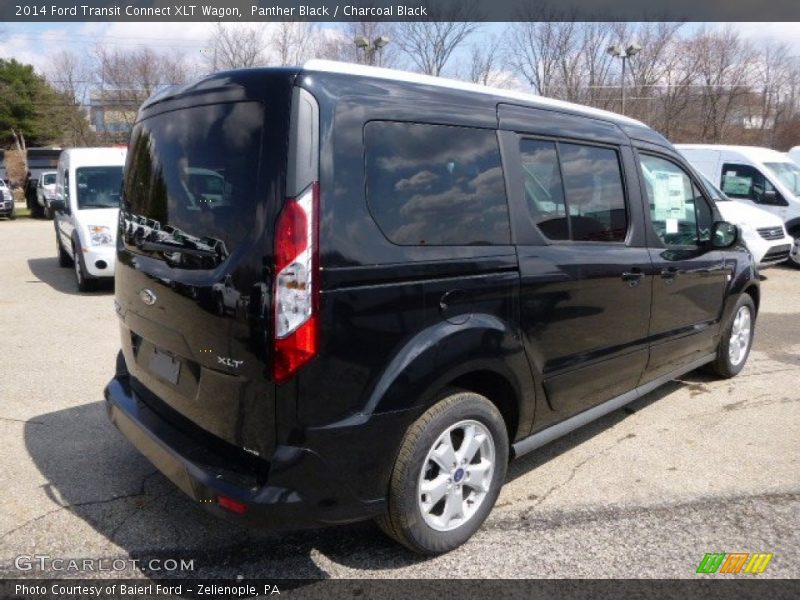 Panther Black / Charcoal Black 2014 Ford Transit Connect XLT Wagon