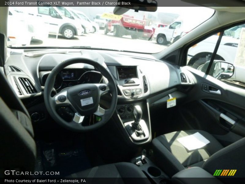 Panther Black / Charcoal Black 2014 Ford Transit Connect XLT Wagon