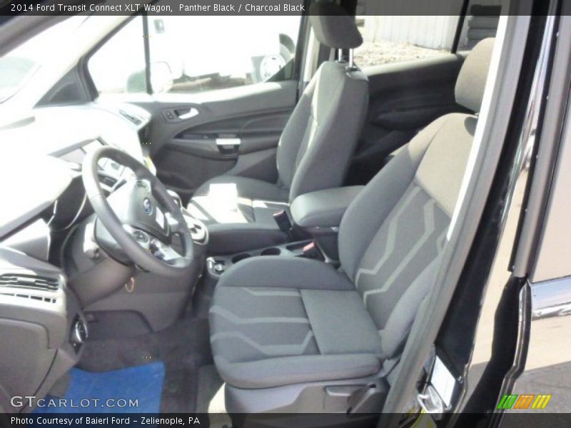 Panther Black / Charcoal Black 2014 Ford Transit Connect XLT Wagon