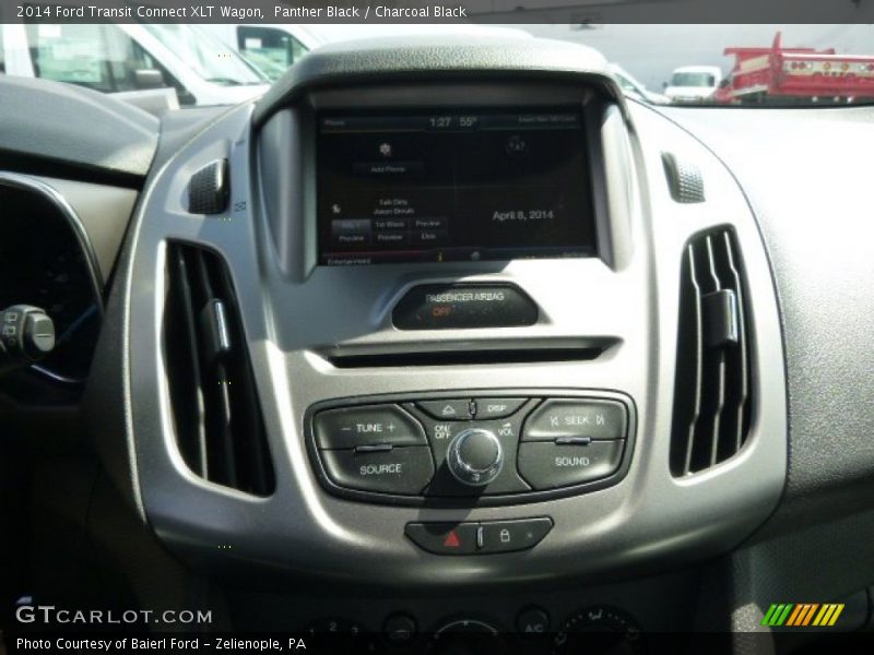 Panther Black / Charcoal Black 2014 Ford Transit Connect XLT Wagon