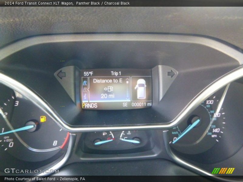 Panther Black / Charcoal Black 2014 Ford Transit Connect XLT Wagon