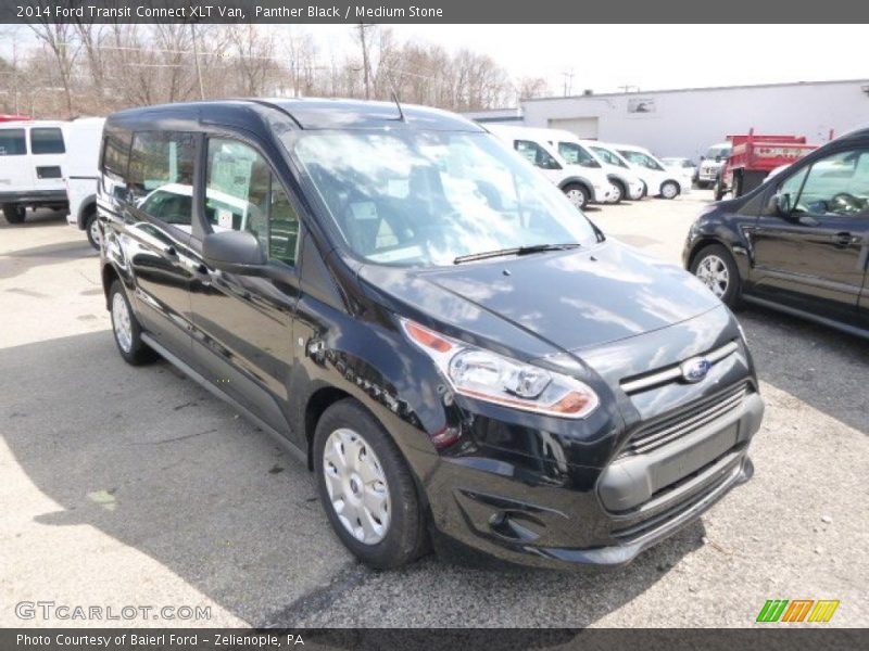 Panther Black / Medium Stone 2014 Ford Transit Connect XLT Van