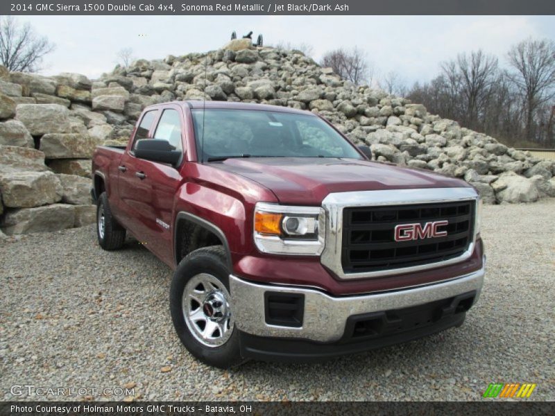 Sonoma Red Metallic / Jet Black/Dark Ash 2014 GMC Sierra 1500 Double Cab 4x4