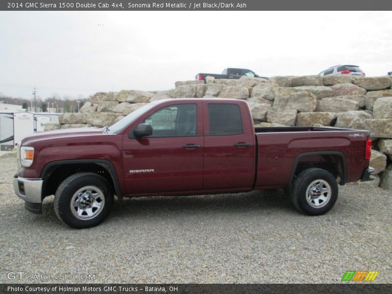 Sonoma Red Metallic / Jet Black/Dark Ash 2014 GMC Sierra 1500 Double Cab 4x4