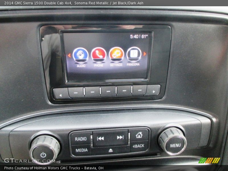 Sonoma Red Metallic / Jet Black/Dark Ash 2014 GMC Sierra 1500 Double Cab 4x4