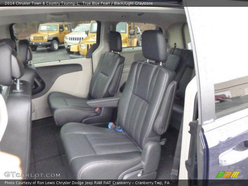 True Blue Pearl / Black/Light Graystone 2014 Chrysler Town & Country Touring-L