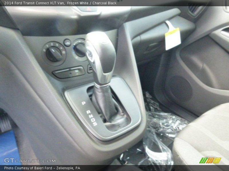 Frozen White / Charcoal Black 2014 Ford Transit Connect XLT Van