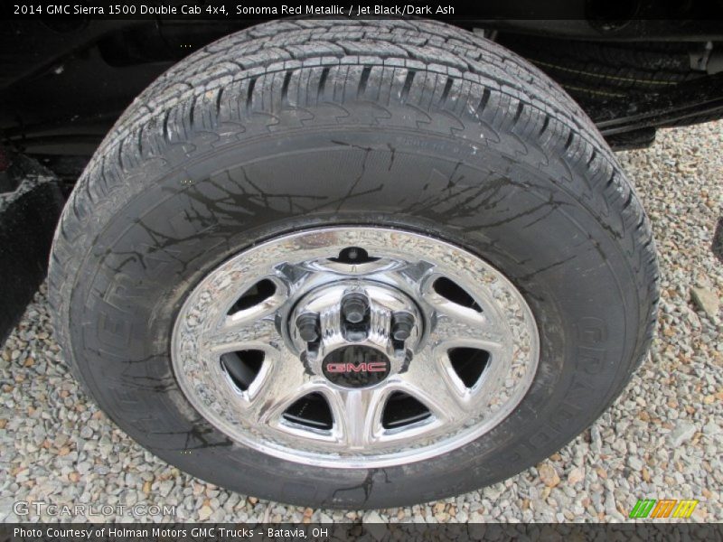 Sonoma Red Metallic / Jet Black/Dark Ash 2014 GMC Sierra 1500 Double Cab 4x4