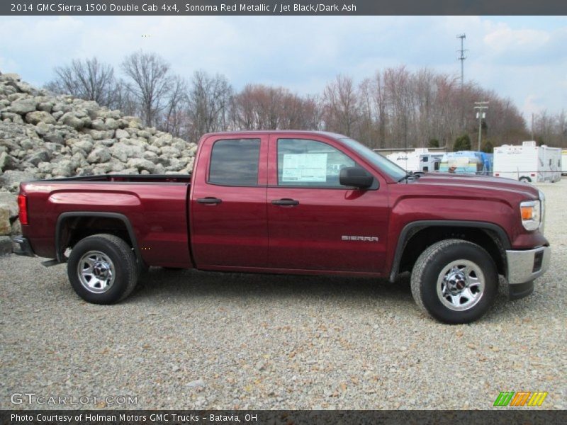 Sonoma Red Metallic / Jet Black/Dark Ash 2014 GMC Sierra 1500 Double Cab 4x4