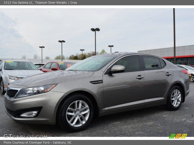 Titanium Silver Metallic / Gray 2013 Kia Optima LX