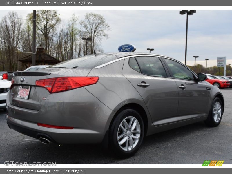 Titanium Silver Metallic / Gray 2013 Kia Optima LX