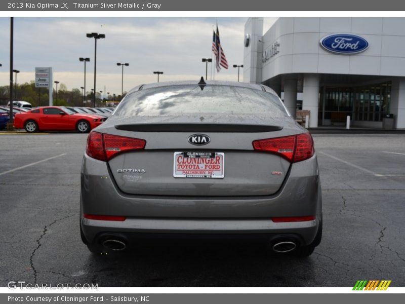 Titanium Silver Metallic / Gray 2013 Kia Optima LX