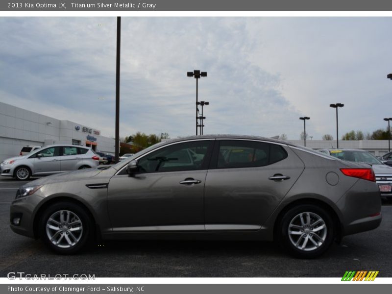 Titanium Silver Metallic / Gray 2013 Kia Optima LX