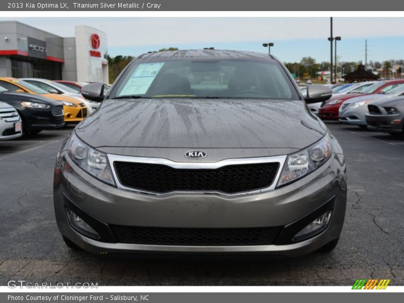 Titanium Silver Metallic / Gray 2013 Kia Optima LX