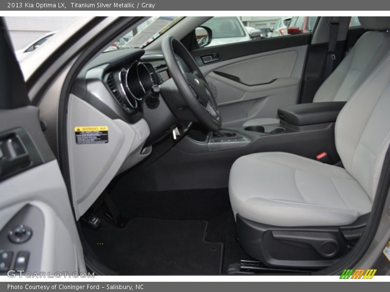 Titanium Silver Metallic / Gray 2013 Kia Optima LX