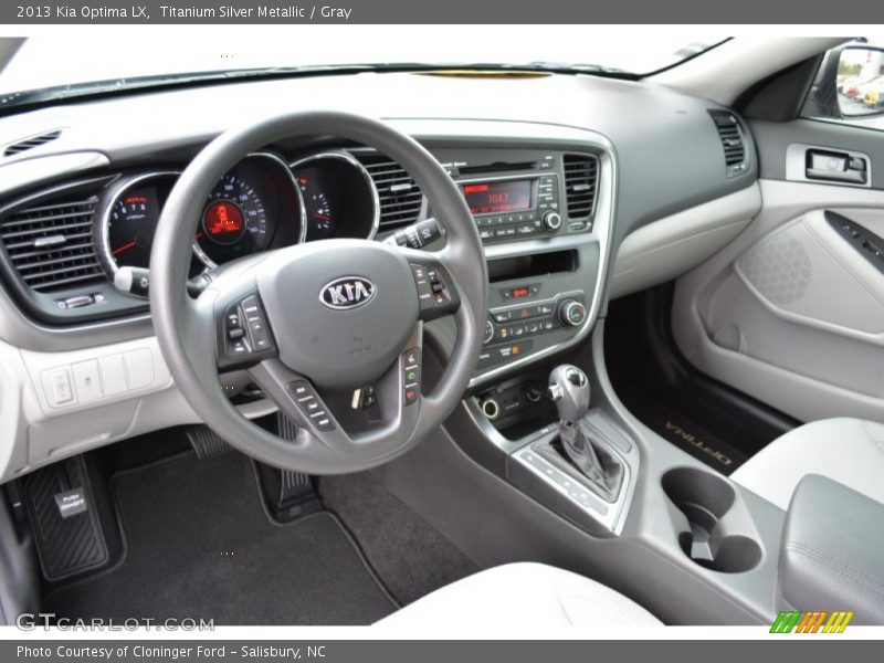  2013 Optima LX Gray Interior