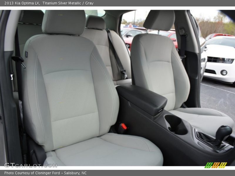 Titanium Silver Metallic / Gray 2013 Kia Optima LX