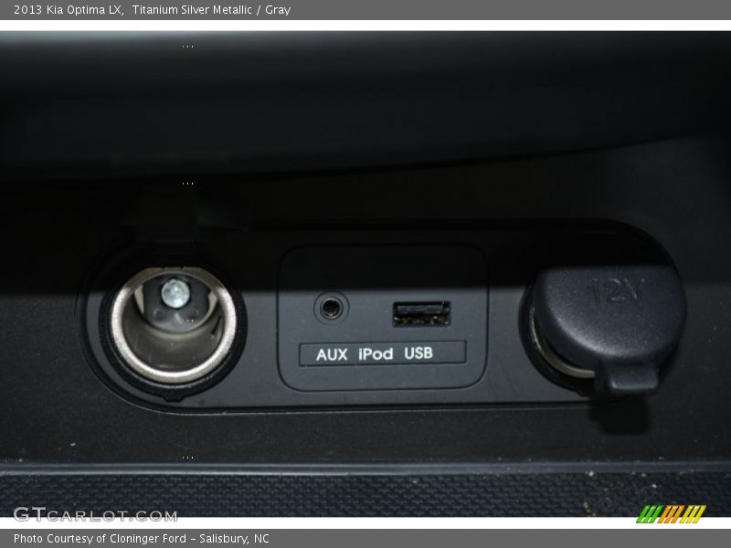 Titanium Silver Metallic / Gray 2013 Kia Optima LX
