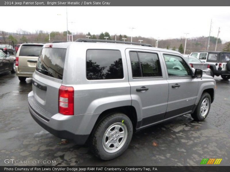 Bright Silver Metallic / Dark Slate Gray 2014 Jeep Patriot Sport