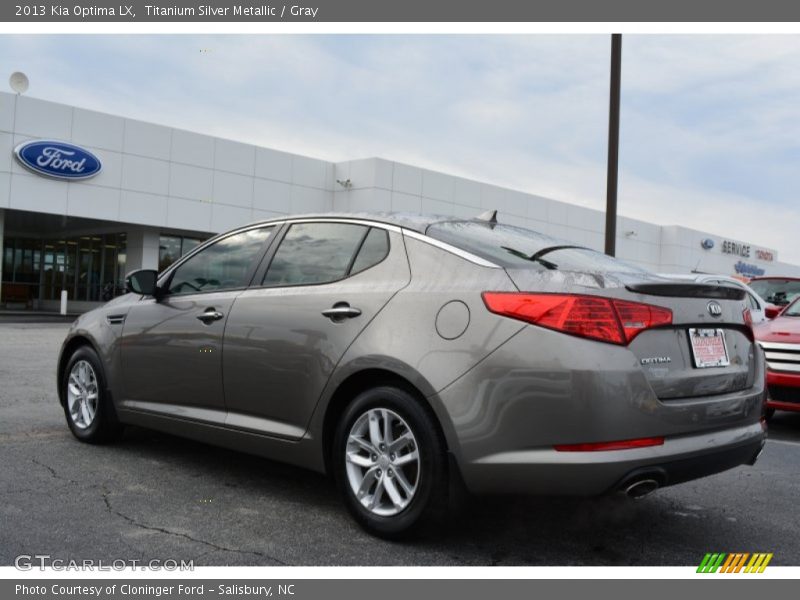 Titanium Silver Metallic / Gray 2013 Kia Optima LX