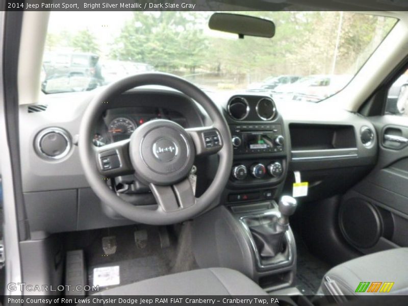 Bright Silver Metallic / Dark Slate Gray 2014 Jeep Patriot Sport