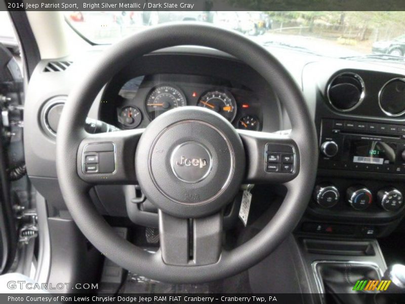 Bright Silver Metallic / Dark Slate Gray 2014 Jeep Patriot Sport