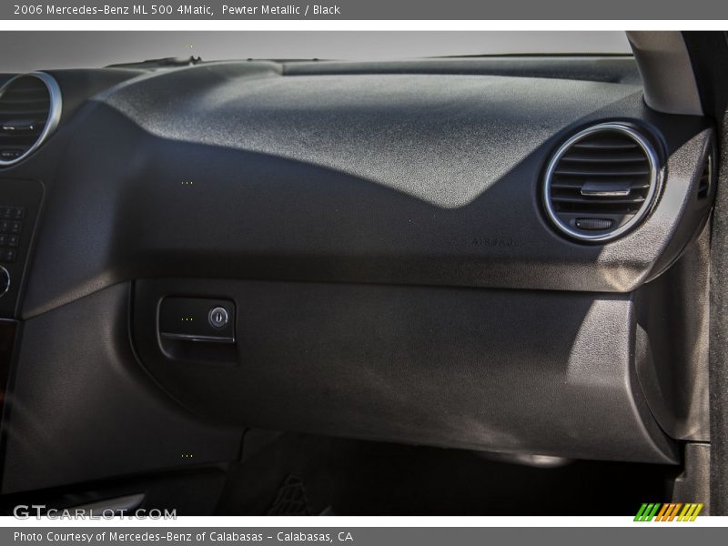 Pewter Metallic / Black 2006 Mercedes-Benz ML 500 4Matic