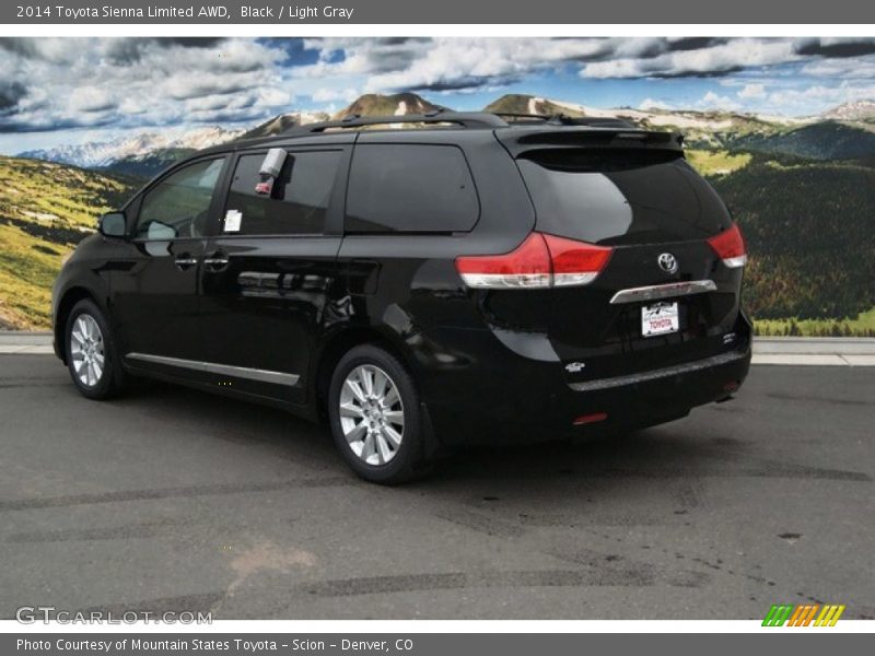 Black / Light Gray 2014 Toyota Sienna Limited AWD
