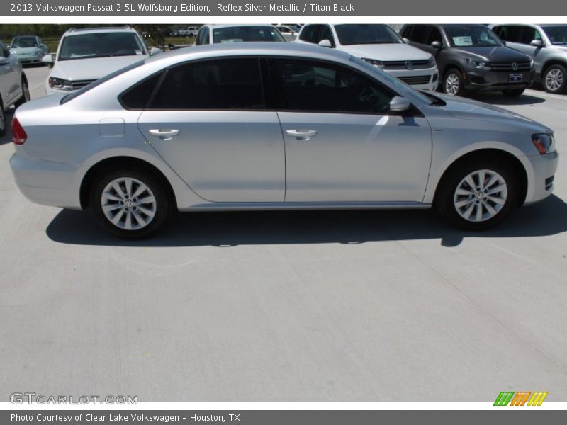 Reflex Silver Metallic / Titan Black 2013 Volkswagen Passat 2.5L Wolfsburg Edition