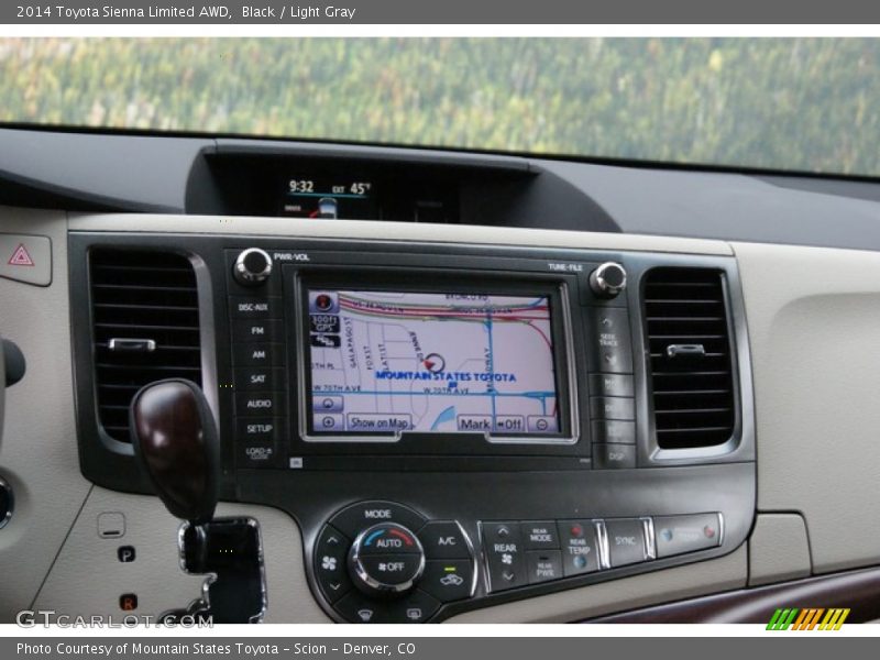 Black / Light Gray 2014 Toyota Sienna Limited AWD