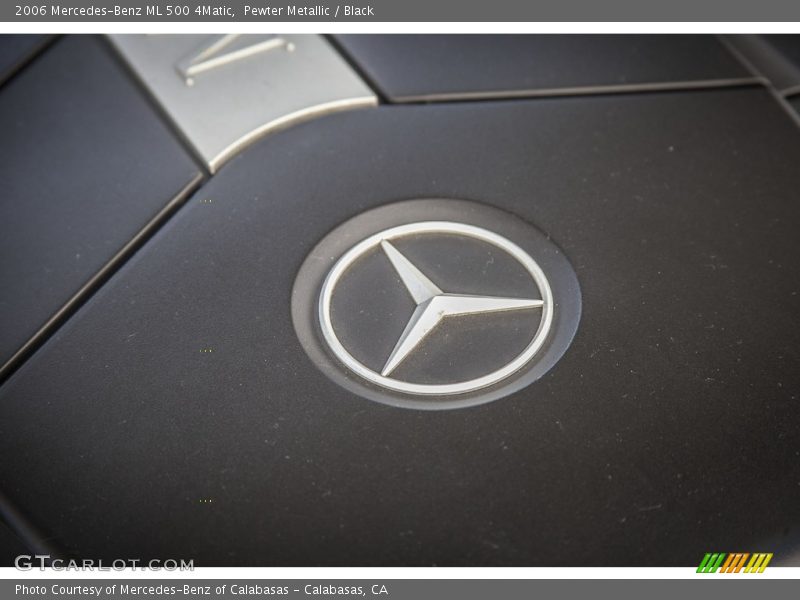 Pewter Metallic / Black 2006 Mercedes-Benz ML 500 4Matic