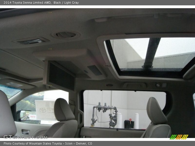 Black / Light Gray 2014 Toyota Sienna Limited AWD
