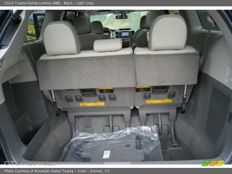 Black / Light Gray 2014 Toyota Sienna Limited AWD