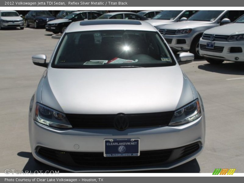 Reflex Silver Metallic / Titan Black 2012 Volkswagen Jetta TDI Sedan