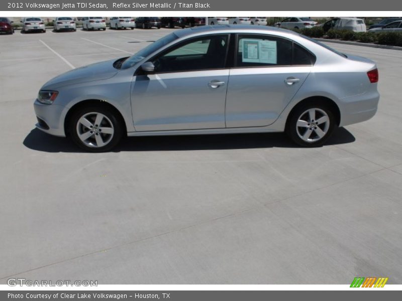 Reflex Silver Metallic / Titan Black 2012 Volkswagen Jetta TDI Sedan