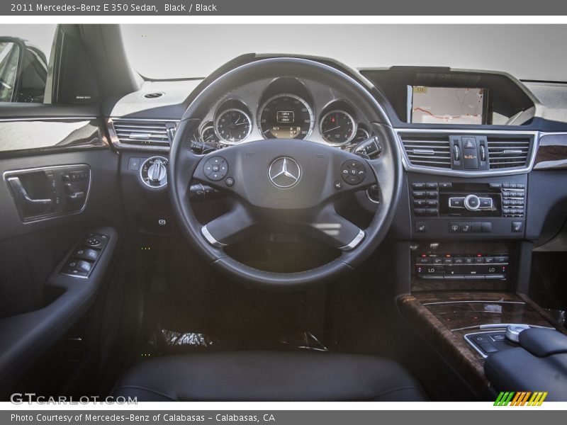 Black / Black 2011 Mercedes-Benz E 350 Sedan