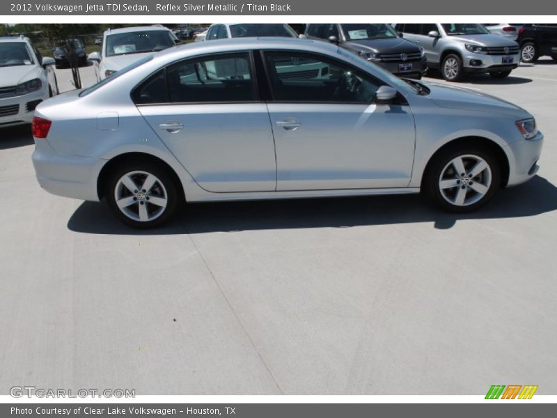 Reflex Silver Metallic / Titan Black 2012 Volkswagen Jetta TDI Sedan