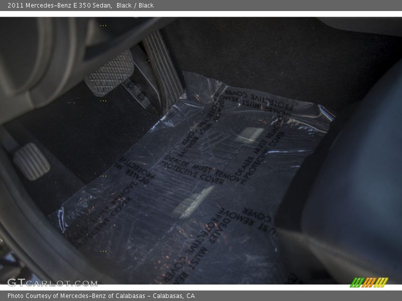 Black / Black 2011 Mercedes-Benz E 350 Sedan