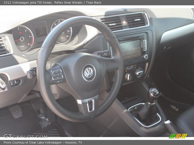 Reflex Silver Metallic / Titan Black 2012 Volkswagen Jetta TDI Sedan